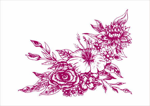 Download Hand Drawing Flower Illustration - Premium Resources
