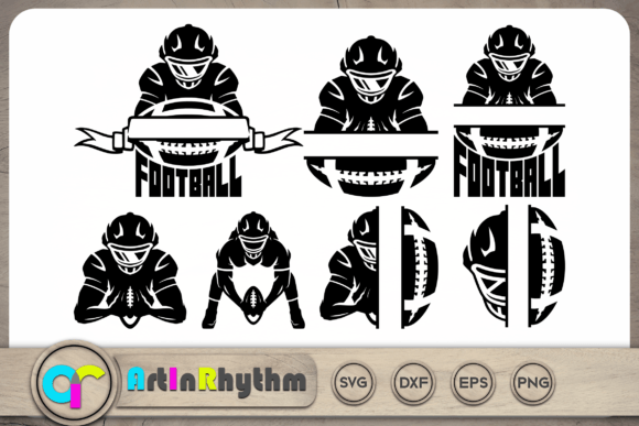 Download Football Name Frame SVG Bundle - Football name frame svg Collection